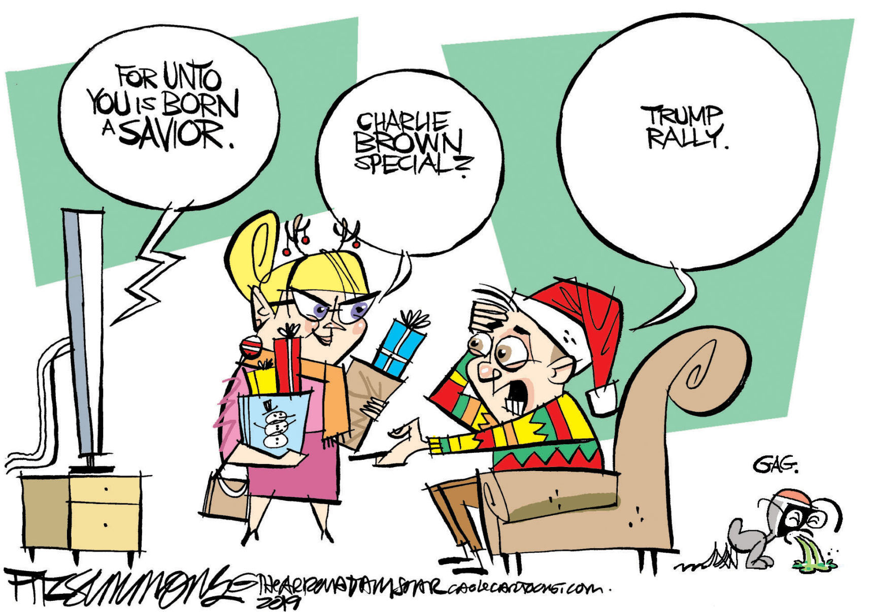 Daily Fitz Cartoon: Trump